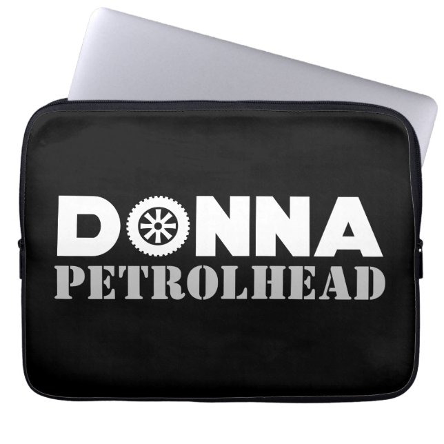 Donna Petrolhead Laptop Sleeve (Front)