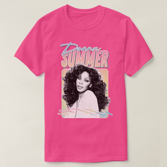 Donna Summer Retro Style Fan Art Design 1 T-Shirt (Design Front)