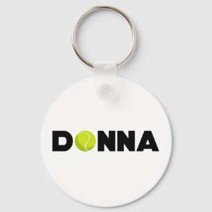 Donna Tennis Key Ring