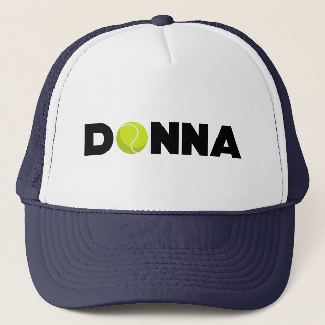 Donna Tennis Trucker Hat (Front)