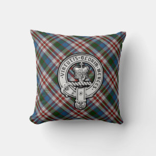 Donnachaidh (Robertson) Dress Hunting tartan Crest Cushion