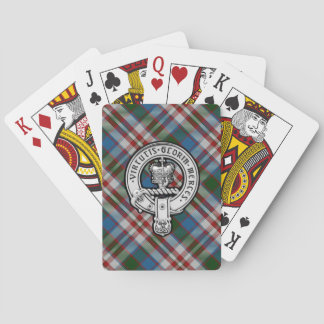 Donnachaidh (Robertson) Dress tartan Crest Playing Cards