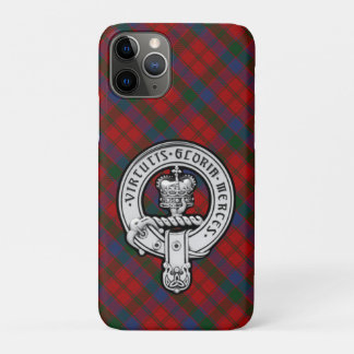 Donnachaidh (Robertson) Red tartan Crest Case-Mate iPhone Case