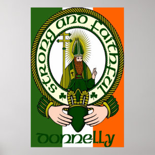 Donnelly Clan Motto Poster Print