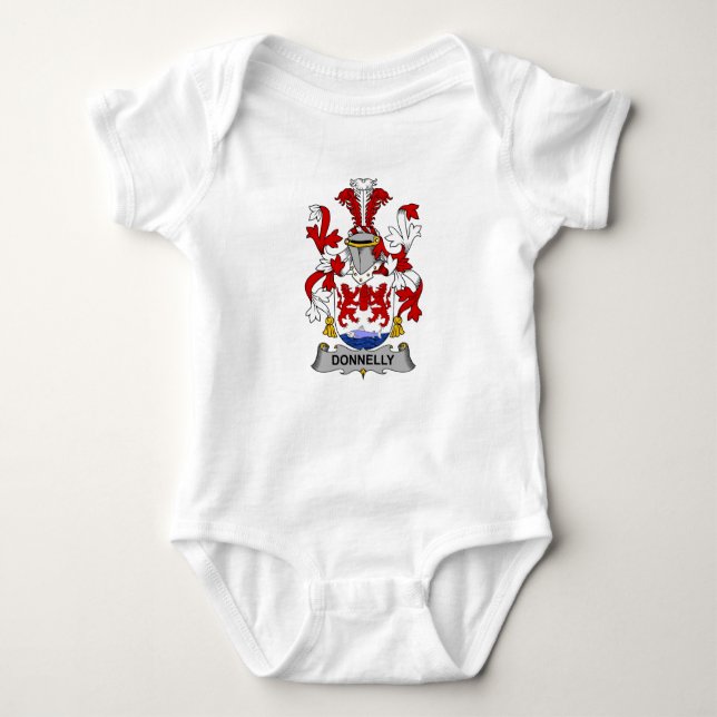 Donnelly Family Crest Baby Bodysuit (Front)