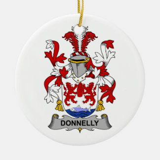 Donnelly Family Crest Ceramic Tree Decoration