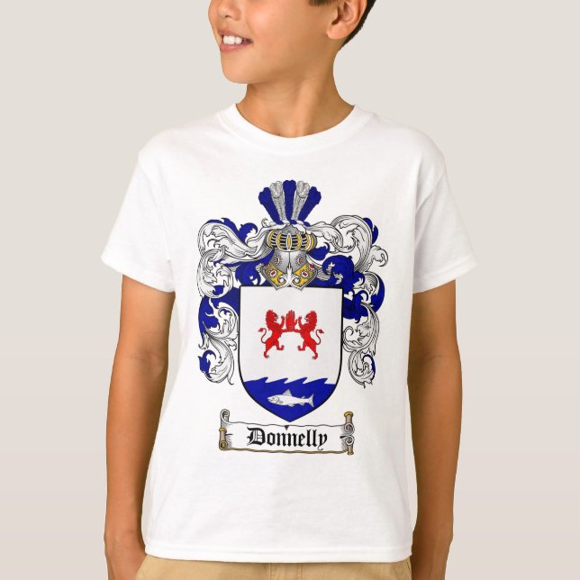 DONNELLY FAMILY CREST -  DONNELLY COAT OF ARMS T-Shirt (Front)