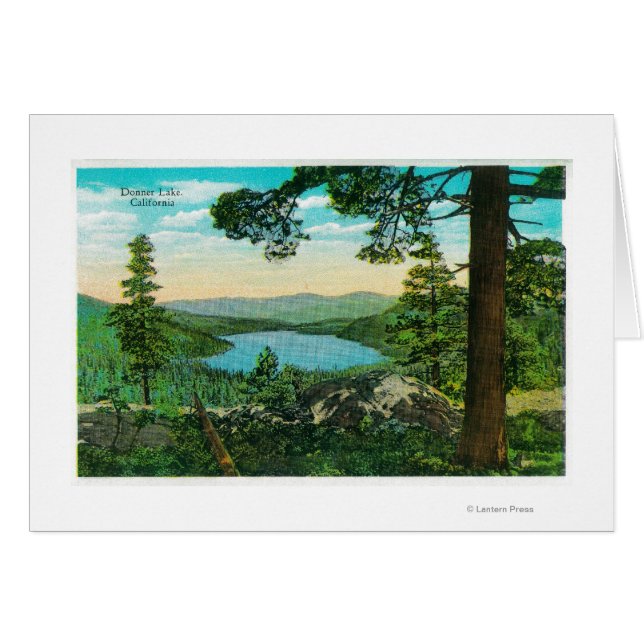 Donner Lake, California from Ridge (Front Horizontal)