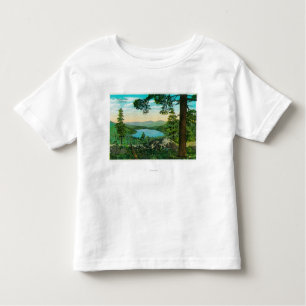Donner Lake, California from Ridge Toddler T-Shirt