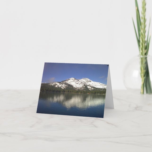 Donner Lake Notecard (blank) (Front)