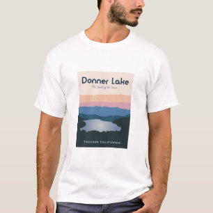 Donner Lake Vintage Travel Poster T-Shirt