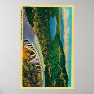 Donner Memorial Bridge and Poster