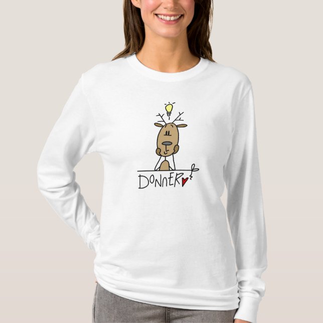 Donner Reindeer Christmas T-shirts and Gifts (Front)