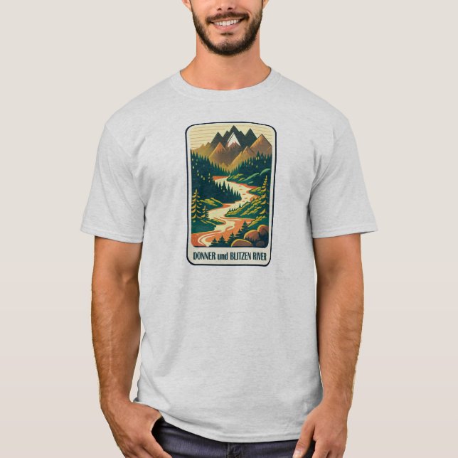Donner und Blitzen River Colours T-Shirt (Front)