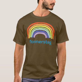 Donnerstag Thursday Rainbow T-Shirt
