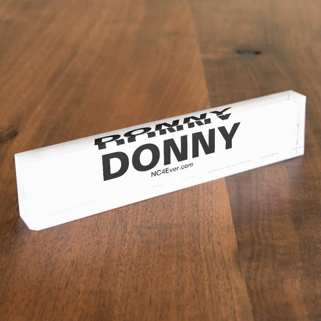 DONNY NAMEPLATE (Side)
