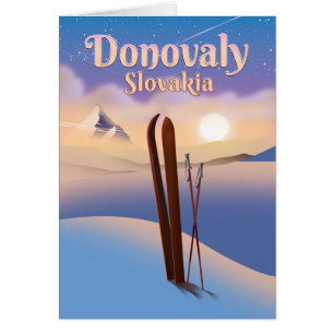 Donovaly Slovakia Ski poster.