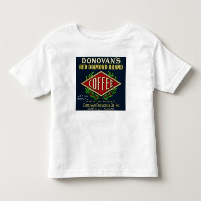 Donovan's Coffee LabelBirmingham, AL Toddler T-Shirt (Front)