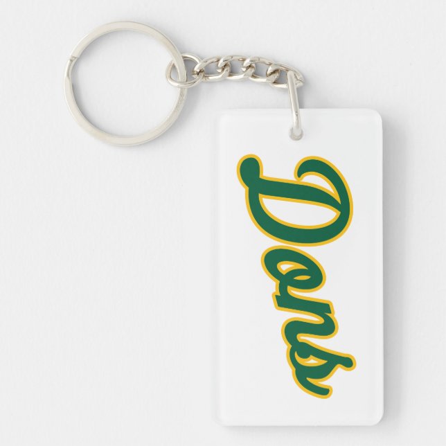 Dons Script Logo Key Ring (Front)