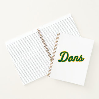 Dons Script Logo Notebook