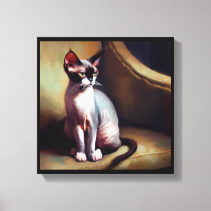 Donskoy Cat Canvas Print