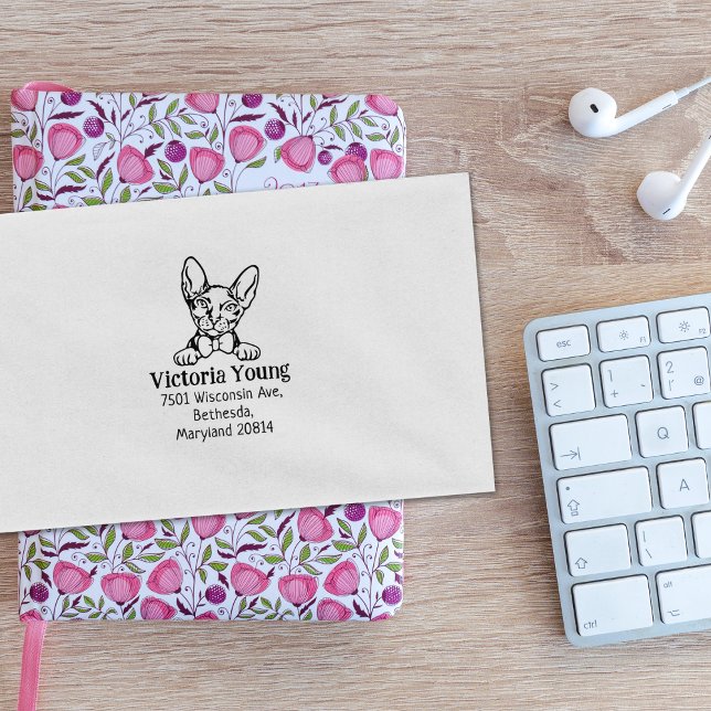 Donskoy Cat Return Address  Rubber Stamp (Creator Uploaded)