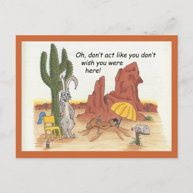 Dont Act Like Postcard (Front)