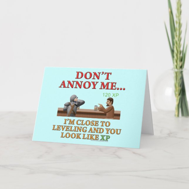 Don't Annoy Me Card (Front)