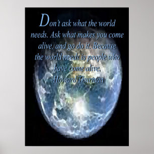 Don't ask about the world....... poster