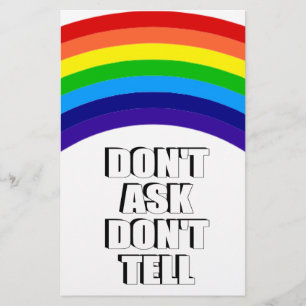 Don't Ask Don't Tell