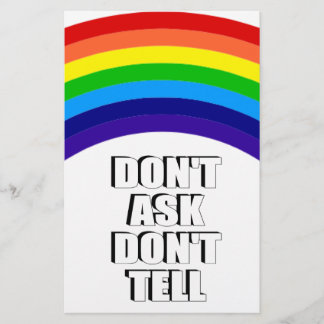 Don't Ask Don't Tell