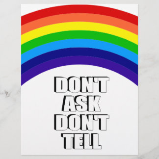 Don't Ask Don't Tell