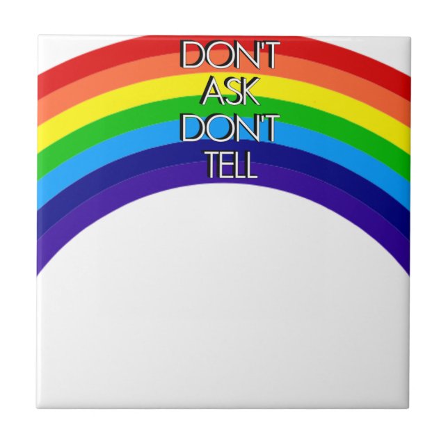 Don't Ask Don't Tell Tile (Front)