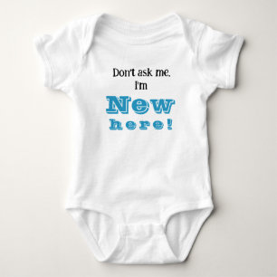 Don't Ask Me Boy's Baby Bodysuit
