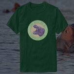 Don't Be A Hippocrite - Punny Purple African Hippo T-Shirt<br><div class="desc">Get a laugh with our punny 'Don't Be A Hippocrite' design featuring a playful purple hippopotamus. This dangerous african animal shows off their tusks! Perfect for animal lovers with a sense of humour!</div>