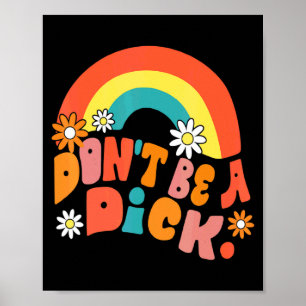 Dont Be A Motivation Message Vintage Groov  Poster