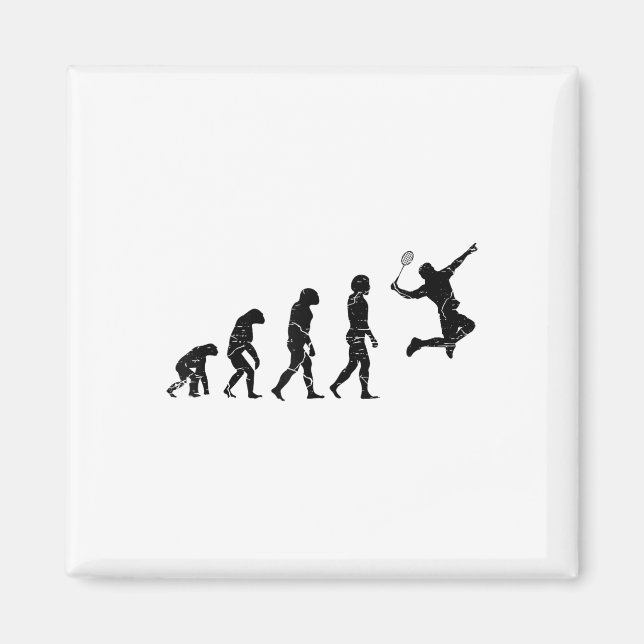 Dont Be A Net Picker Badminton Player Shuttle Rack Magnet (Front)