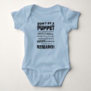 Don't be a puppet - baby bodysuit