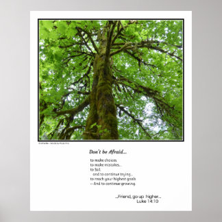 Don't be afraid...inspirational poster