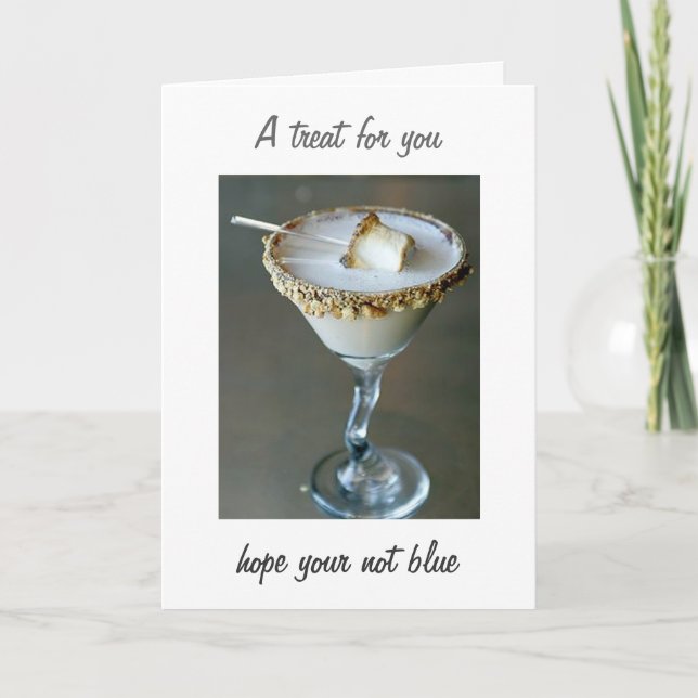 DON'T BE BLUE-40 LOOKS FABULOUS ON YOU CARD (Front)