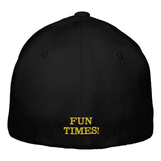 DONT BE LAZY, BE CRAZY! EMBROIDERED HAT (Back)