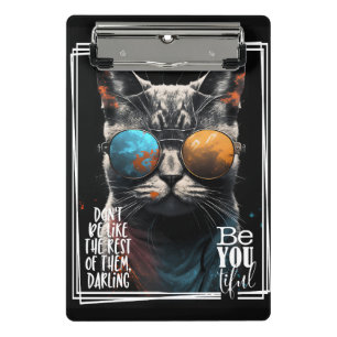 Don't be like the rest of them be like you-tiful! mini clipboard