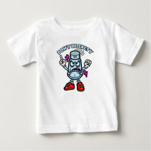 Don't Be Salty, Funny Illustration Baby T-Shirt