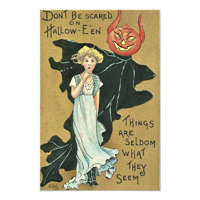 Don't Be Scared On Halloween Photo Print (Front)
