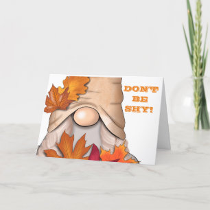 DON'T BE SHY **18th BIRTHDAY** Holiday Card