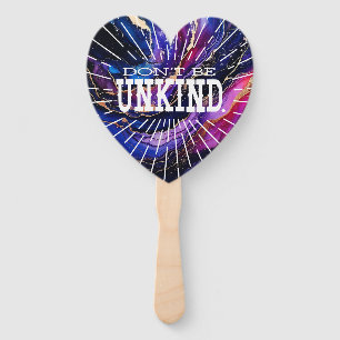 Don't Be Unkind  Hand Fan