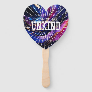 Don't Be Unkind  Hand Fan