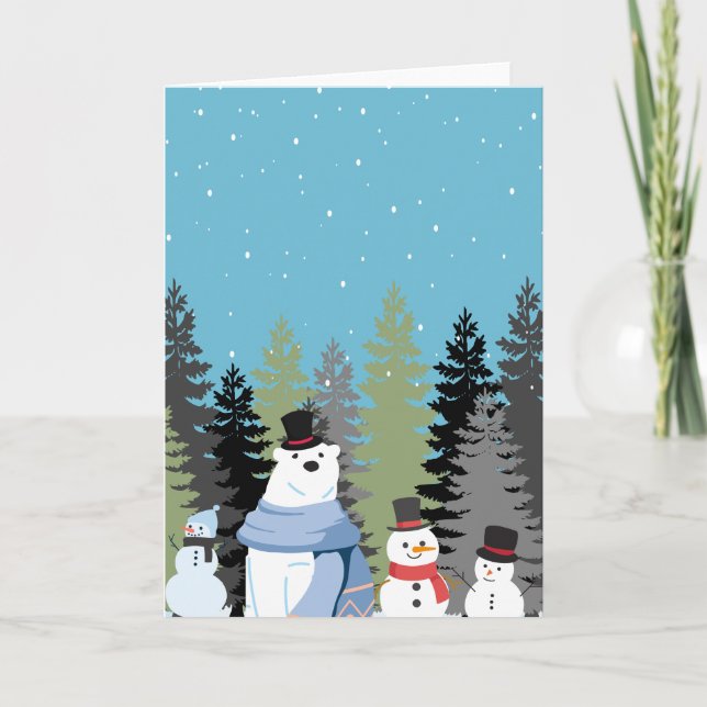 "Don't Bear Suspicious", Christmas Card (Front)