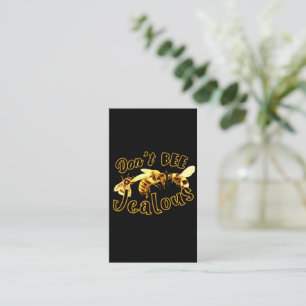 Don't Bee Jealous Funny Quote Enclosure Card