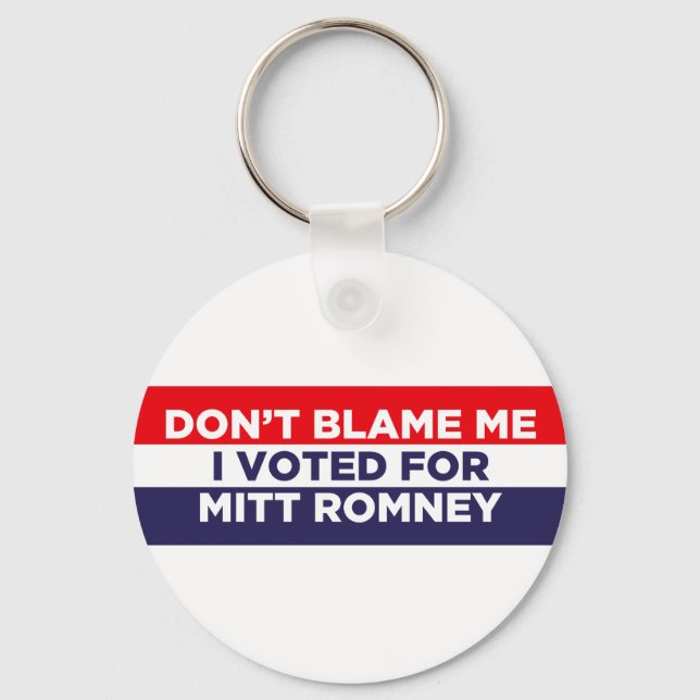 Don't Blame Me Key Ring (Front)